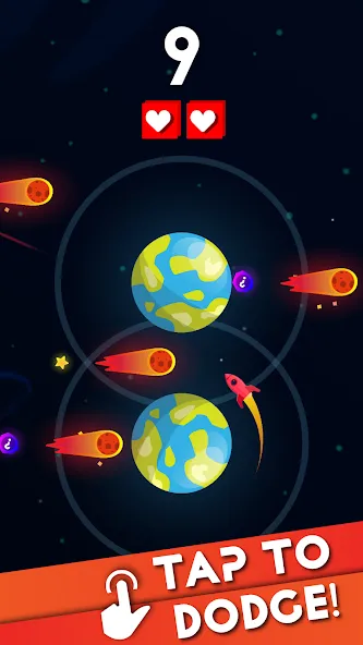 Rocket Spin: Space Survival (Рокет Спин) [МОД Бесконечные монеты] APK Android Screenshot 2