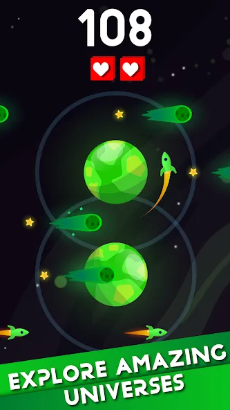 Rocket Spin: Space Survival (Рокет Спин) [МОД Бесконечные монеты] APK Android Screenshot 5