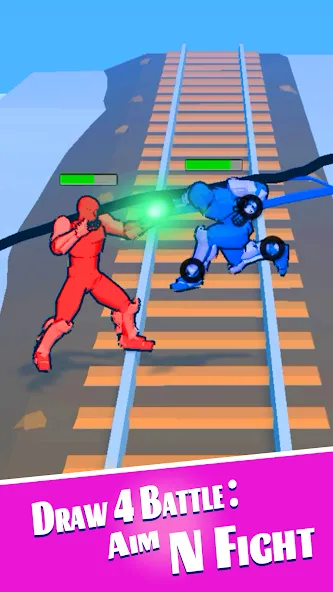 Draw 4 Battle: Aim N Fight (Драв 4 Баттл) [МОД Unlocked] APK Android Screenshot 4