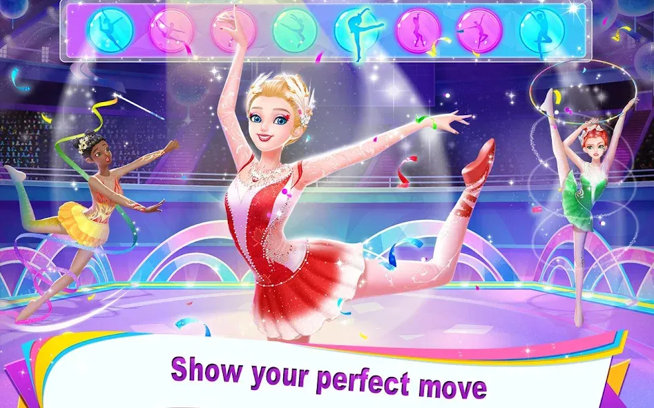 Gymnastics Queen (Джимнастикс Квин) [МОД Бесконечные монеты] APK Android Screenshot 1