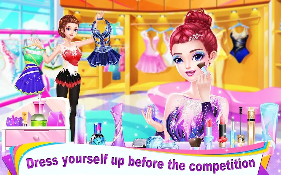 Gymnastics Queen (Джимнастикс Квин) [МОД Бесконечные монеты] APK Android Screenshot 2