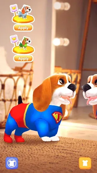 Tamadog - Puppy Pet Dog Games (Тамадог) [МОД Бесконечные монеты] APK Android Screenshot 2