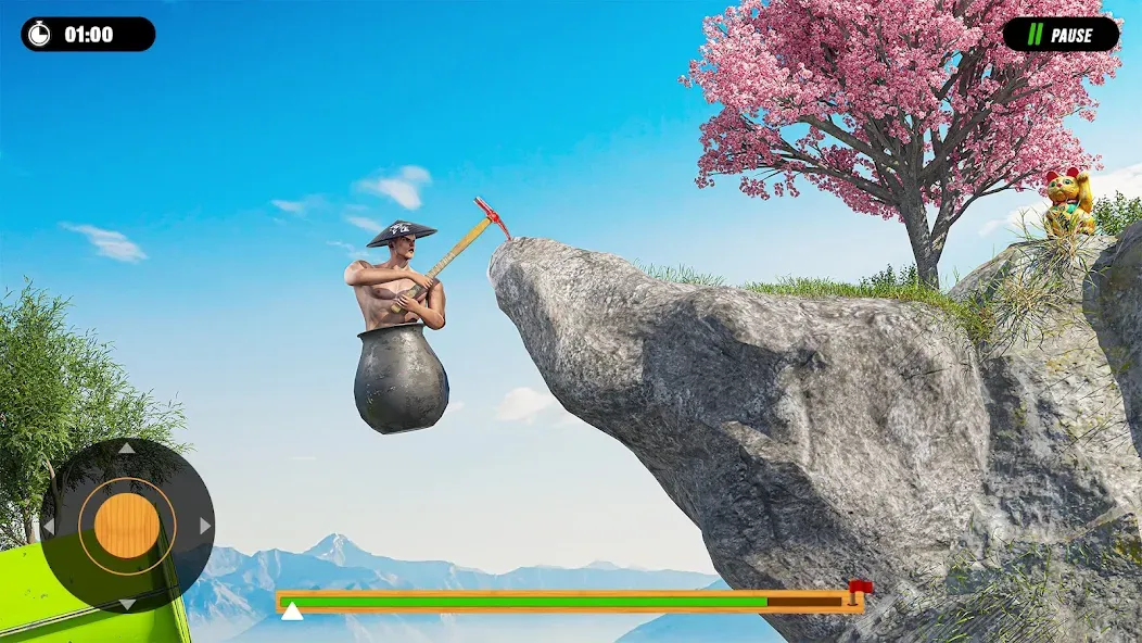 Hammer Climber Man: Pot Man 3D [МОД Много денег] APK Android Screenshot 1