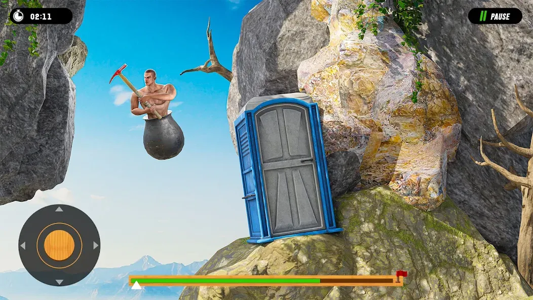 Hammer Climber Man: Pot Man 3D [МОД Много денег] APK Android Screenshot 5