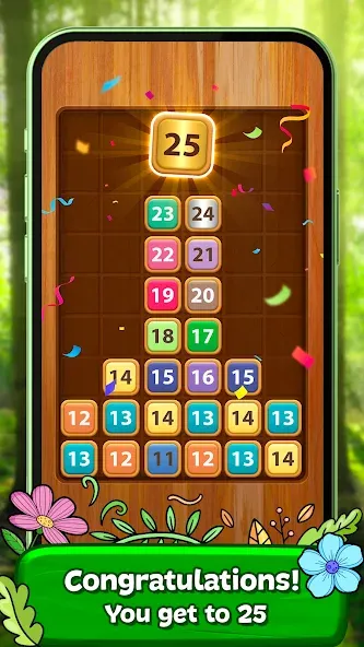 Merge Wood: Block Puzzle (Мерж Вуд) [МОД Меню] APK Android Screenshot 2