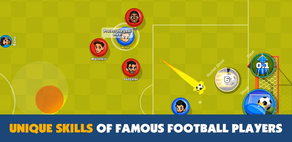 Super Soccer 3v3 (Online) (упер футбол 3 на 3) [МОД Unlocked] APK Android Screenshot 1