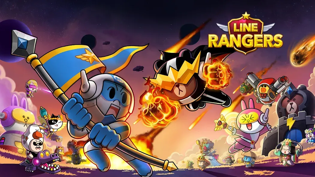 LINE Rangers: Brown-Cony Wars! [МОД Unlocked] APK Android Screenshot 5
