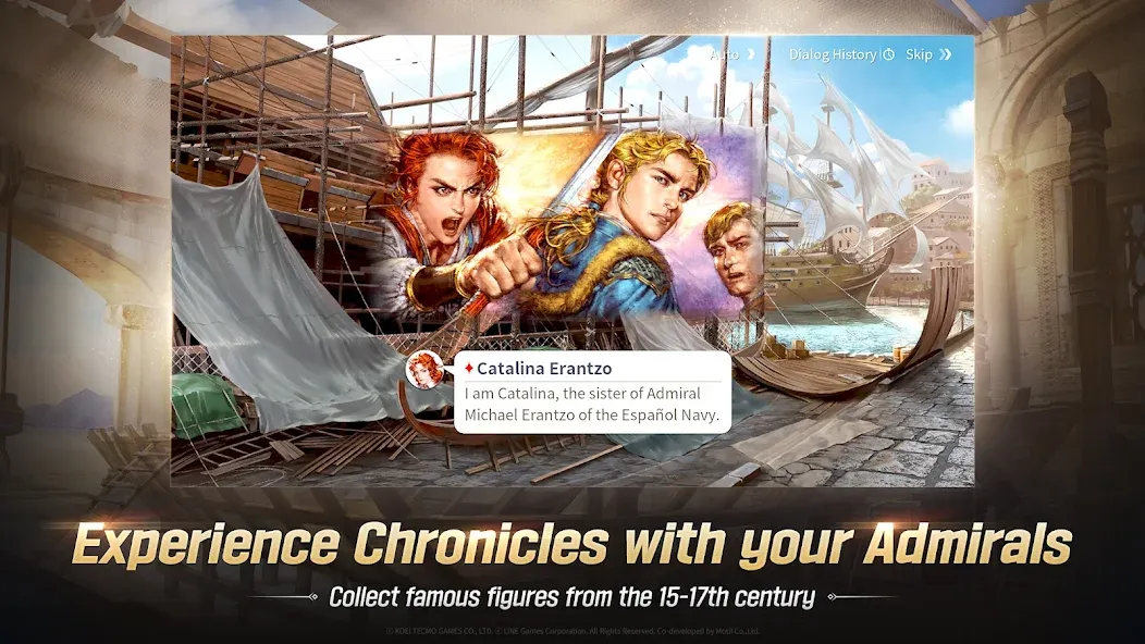 Uncharted Waters Origin (Анчартед Уотерс Ориджин) [МОД Premium] APK Android Screenshot 4
