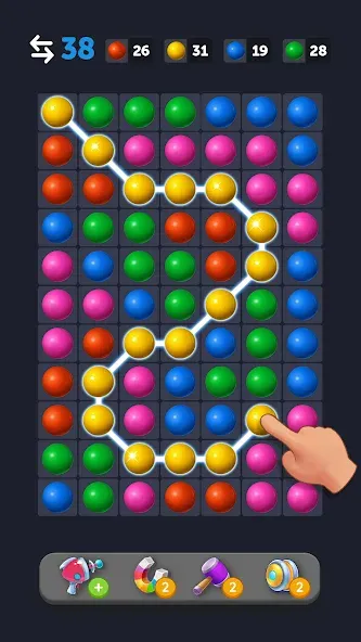 Bubble Link - Connect & Match (Бабл Линк) [МОД Бесконечные монеты] APK Android Screenshot 1