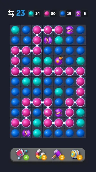 Bubble Link - Connect & Match (Бабл Линк) [МОД Бесконечные монеты] APK Android Screenshot 3