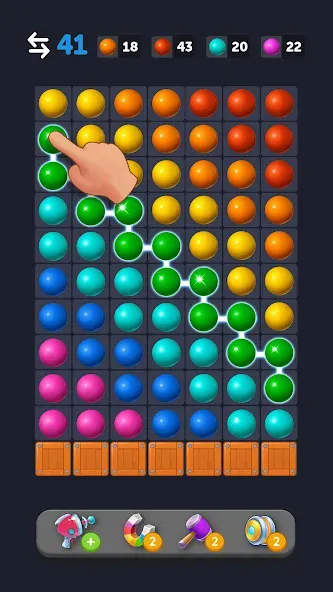 Bubble Link - Connect & Match (Бабл Линк) [МОД Бесконечные монеты] APK Android Screenshot 4