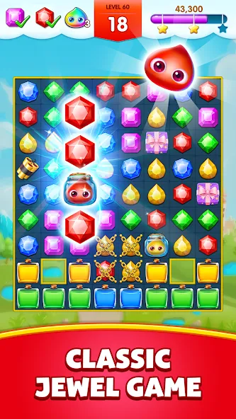 Jewels Legend - Match 3 Puzzle (Джуэл Легенд) [МОД Много денег] APK Android Screenshot 1