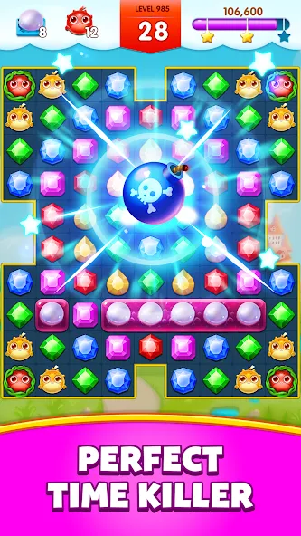 Jewels Legend - Match 3 Puzzle (Джуэл Легенд) [МОД Много денег] APK Android Screenshot 4