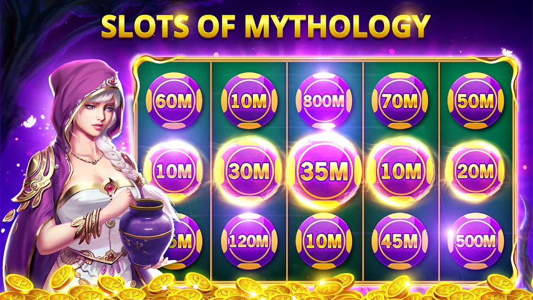 Slots Myth - Slot Machines [МОД Unlocked] APK Android Screenshot 2
