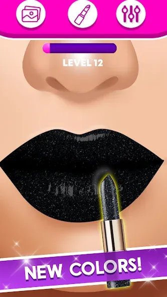 Lip Art Makeup Beauty Game [МОД Mega Pack] APK Android Screenshot 3