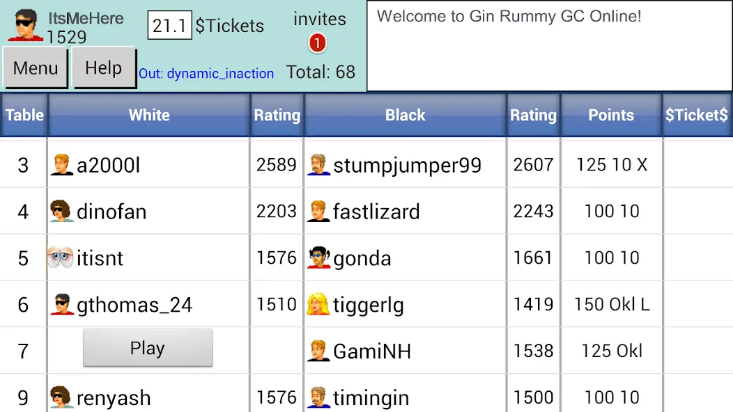 Gin Rummy GC Online (Джин Рамми Онлайн) [МОД Premium] APK Android Screenshot 2