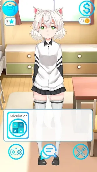 My anime girl 2 (Май аниме грл 2) [МОД Меню] APK Android Screenshot 1