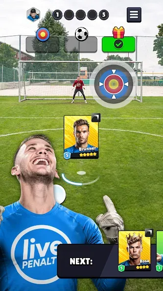 Live Penalty (Лайв Пенальти Клаш) [МОД Unlocked] APK Android Screenshot 1