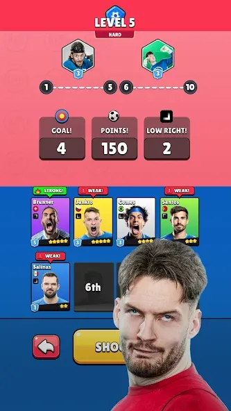 Live Penalty (Лайв Пенальти Клаш) [МОД Unlocked] APK Android Screenshot 3