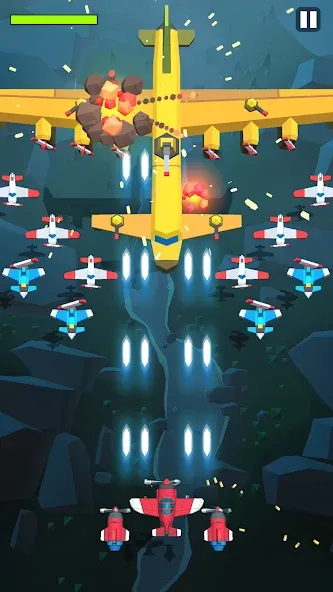 Burning Sky: Aircraft Combat (Бернинг Скай) [МОД Много денег] APK Android Screenshot 5