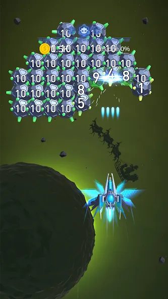 Dust Settle 3D - Galaxy Attack (Даст Сеттл 3Д) [МОД Premium] APK Android Screenshot 2