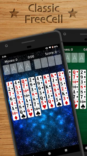 FreeCell Solitaire Classic (Фрисел Солитер Классик) [МОД Unlocked] APK Android Screenshot 1