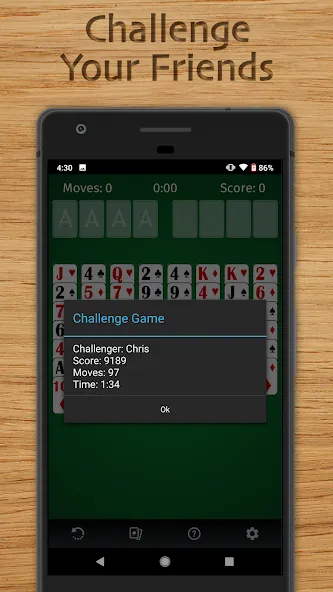 FreeCell Solitaire Classic (Фрисел Солитер Классик) [МОД Unlocked] APK Android Screenshot 4