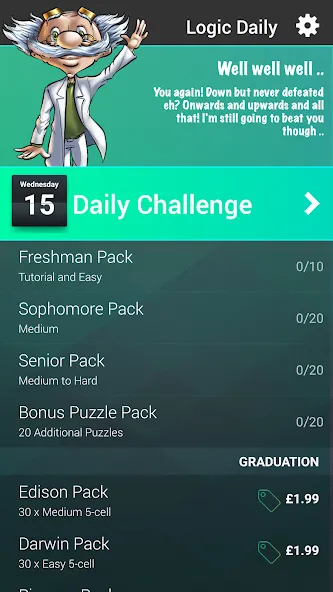 Logic Puzzles Daily - Solve Lo (Лоджик Пазлз Дейли) [МОД Mega Pack] APK Android Screenshot 2