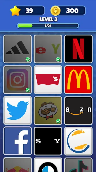 Logo Quiz - World Trivia Game (Лого Квиз) [МОД Бесконечные монеты] APK Android Screenshot 3