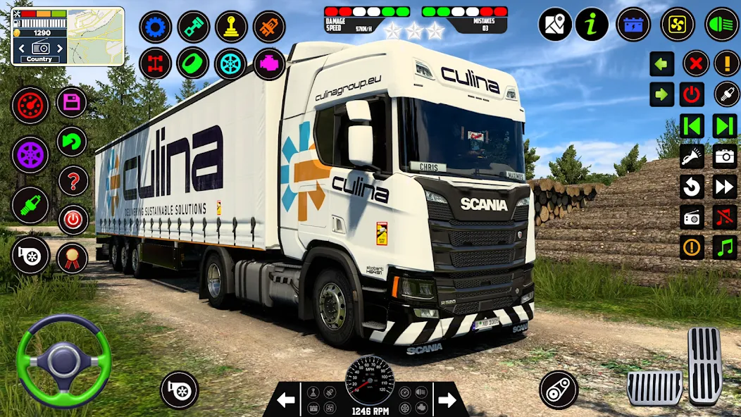 City Truck Simulator 2023 [МОД Unlocked] APK Android Screenshot 1