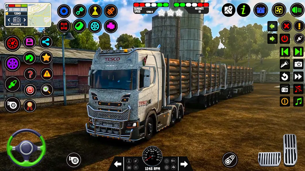 City Truck Simulator 2023 [МОД Unlocked] APK Android Screenshot 2