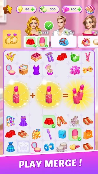 Love Paradise - Merge Makeover (Лав Парадайз) [МОД Все открыто] APK Android Screenshot 5