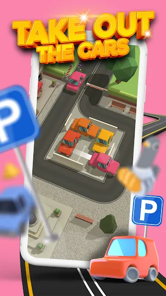 Parking Jam 3D (Парковочный затор 3D) [МОД Все открыто] APK Android Screenshot 1