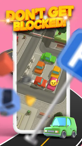 Parking Jam 3D (Парковочный затор 3D) [МОД Все открыто] APK Android Screenshot 2