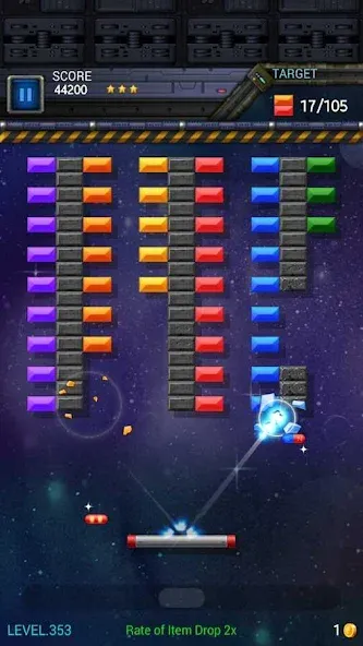 Brick Breaker Star: Space King [МОД Unlocked] APK Android Screenshot 4