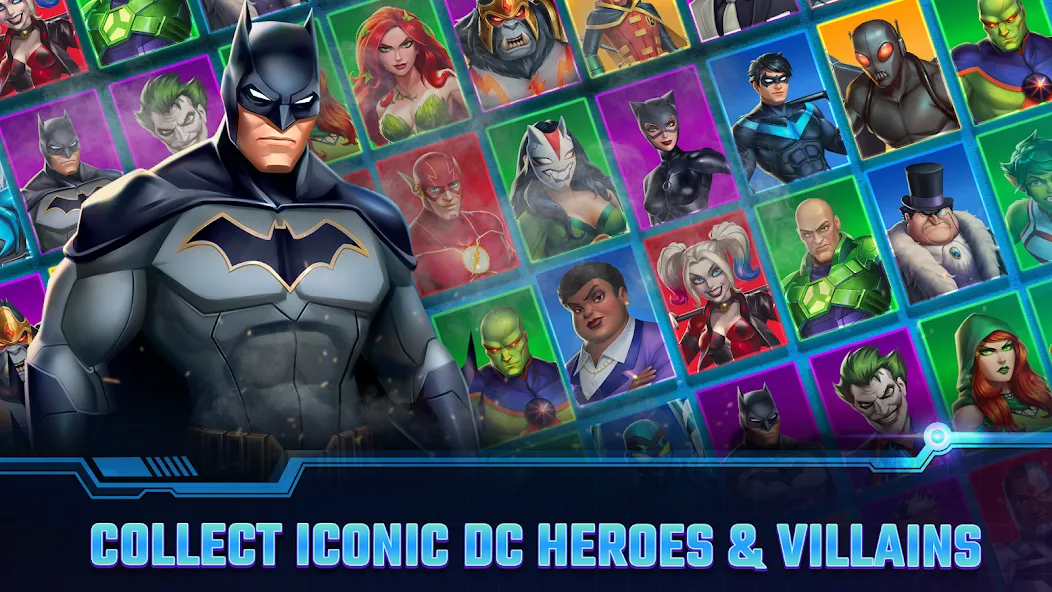 DC Heroes & Villains: Match 3 [МОД Меню] APK Android Screenshot 1