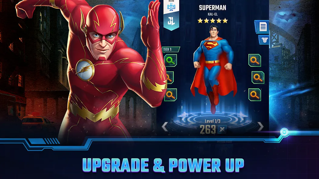DC Heroes & Villains: Match 3 [МОД Меню] APK Android Screenshot 5