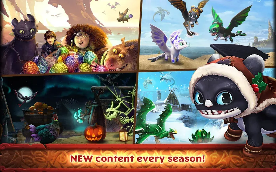 Dragons: Rise of Berk (Драгонс) [МОД Все открыто] APK Android Screenshot 4