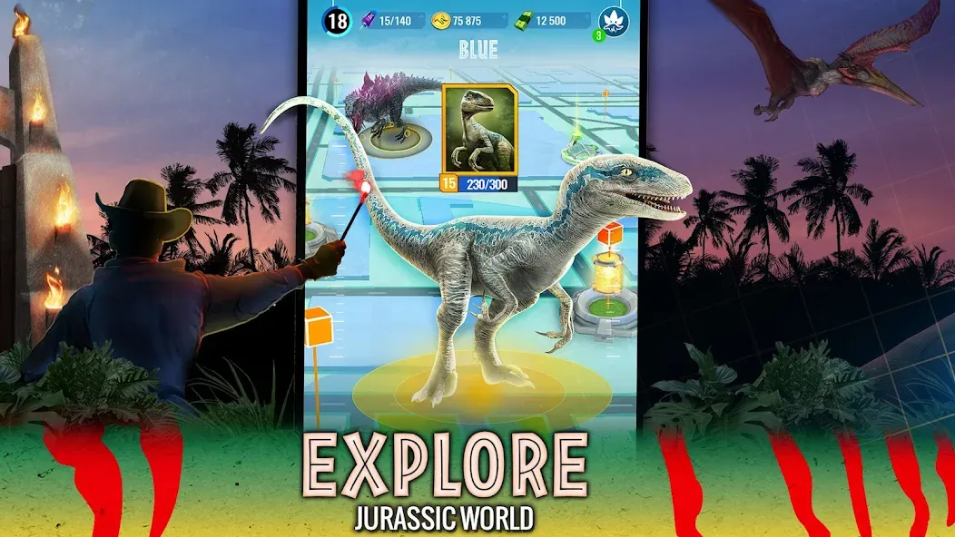 Jurassic World Alive (Джурассик Ворлд) [МОД Бесконечные монеты] APK Android Screenshot 2