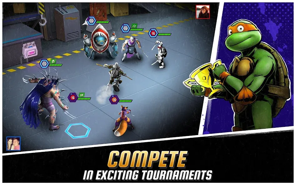 Ninja Turtles: Legends [МОД Бесконечные монеты] APK Android Screenshot 3