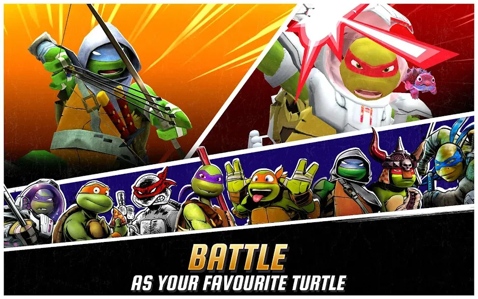 Ninja Turtles: Legends [МОД Бесконечные монеты] APK Android Screenshot 5