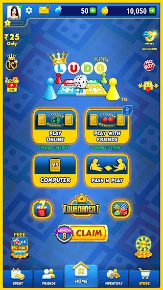 Ludo King™ (Лудо Кинг) [МОД Unlocked] APK Android Screenshot 5