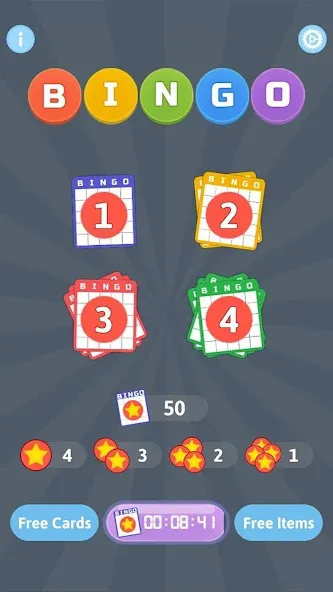 Bingo Mania - Light Bingo Game (Бинго Мания) [МОД Все открыто] APK Android Screenshot 2