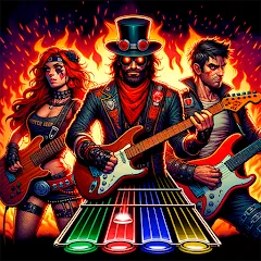 Guitar Hero Mobile: Music Game (Гитар Хиро Мобайл) [МОД Меню] APK Android