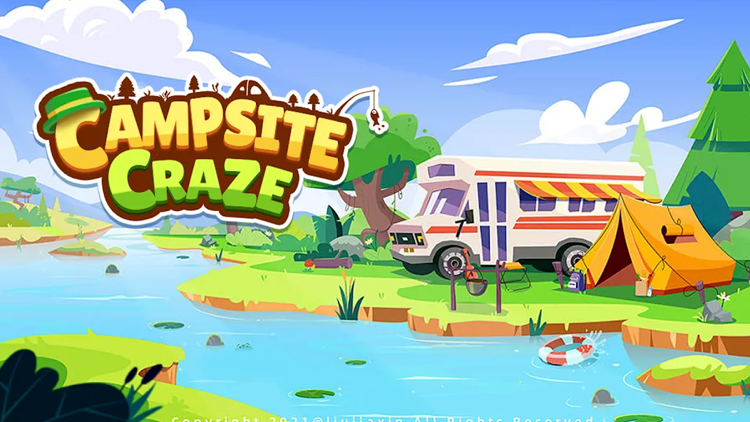 Campsite Craze: Puzzle Merge (Кемпинговая Лихорадка) [МОД Меню] APK Android Screenshot 1