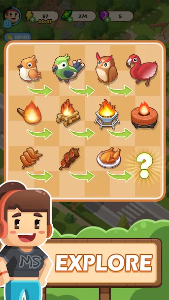 Campsite Craze: Puzzle Merge (Кемпинговая Лихорадка) [МОД Меню] APK Android Screenshot 3