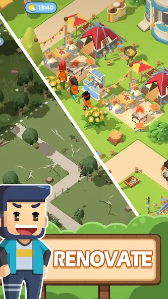 Campsite Craze: Puzzle Merge (Кемпинговая Лихорадка) [МОД Меню] APK Android Screenshot 4