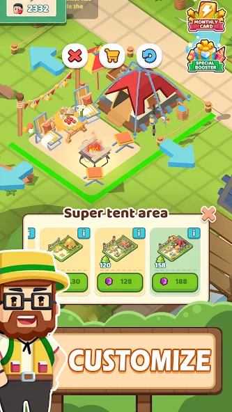 Campsite Craze: Puzzle Merge (Кемпинговая Лихорадка) [МОД Меню] APK Android Screenshot 5