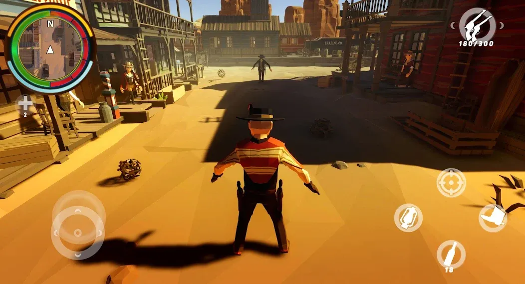 West Cowboy Western Polygon [МОД Бесконечные монеты] APK Android Screenshot 5