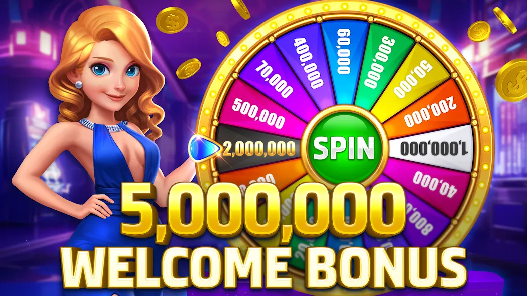 HighRoller Vegas: Casino Games (Хайроллер Вегас) [МОД Все открыто] APK Android Screenshot 1